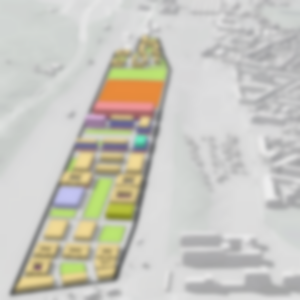 Bildschirmaufnahme aus der ArcGIS Urban Software für intelligente Stadtplannung