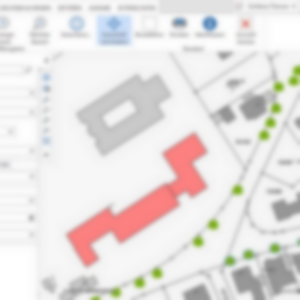 Bildschirmaufnahme GeoOffice xPlanung Software